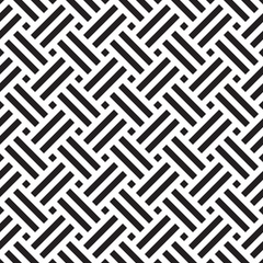 Seamless weave pattern geometric background - 335663196