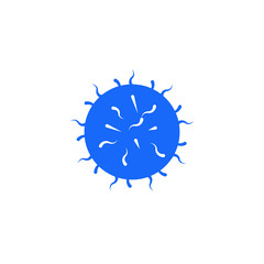 Virus icon template