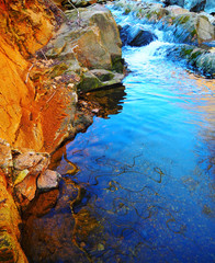 Stream with Rocks and Pooling Water
