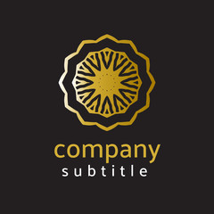 Fototapeta premium logo ornament with premium design