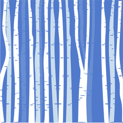 Trees background. The trunk and leaves in separate layers. Vector. a forest image