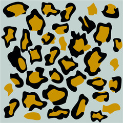 Colorful leopard pattern. Leopard pattern design, vector illustration background. Animal design. Brown, orange, yellow, red, black, pink, purple. 