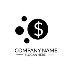 accounting logo design template.Financial Advisors Logo Design Template.Creative Accounting Concept Logo Design Template