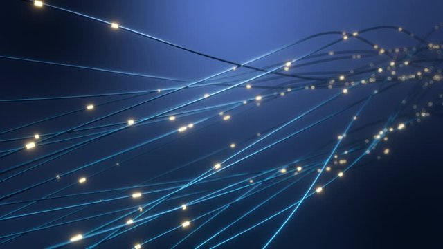 The concept of signal transmission over an optical fiber