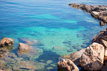Summer days in the Mediterranean Sea