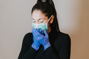 Coronavirus Covid-19 Mask woman