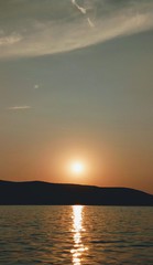 Obraz premium sunset over the sea