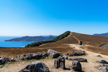 [長崎県]川内峠からの風景（平戸島）