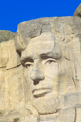 Fototapeta premium Abraham Lincoln, Mount Rushmore National Monument Near Rapid City, South Dakota