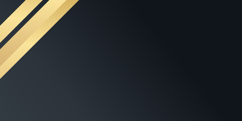 Abstract Gold Black Presentation Background