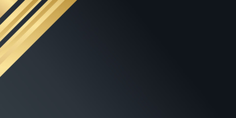 Abstract Gold Black Presentation Background