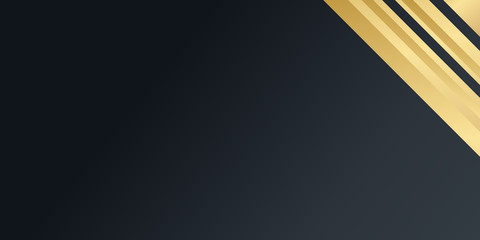 Abstract Gold Black Presentation Background