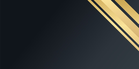 Abstract Gold Black Presentation Background