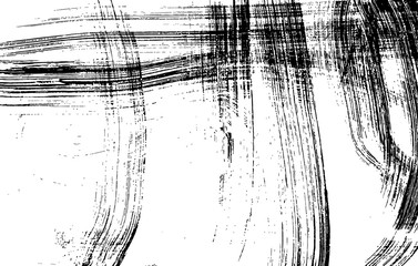 Grunge Ink Vector Texture On Paper Black Print 6