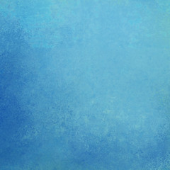 blue background texture in metal or paper vintage textured design, abstract solid pastel blue painted material or wall with distressed worn grunge on corner border
