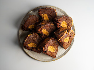 Chocolate peanut butter bundt cake