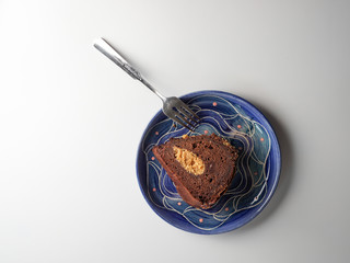 Chocolate peanut butter bundt cake