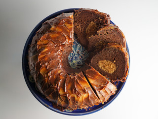 Chocolate peanut butter bundt cake
