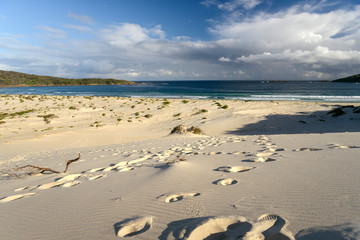 Nelson Bay at sunset, Australia