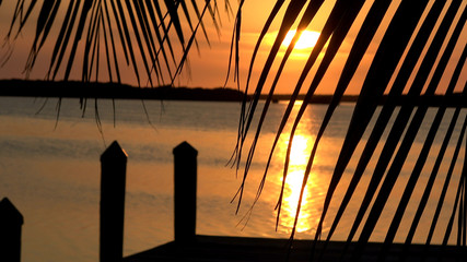 Amazing sunset in the Florida Keys