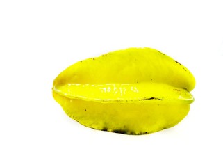 Star fruits isolated on white background. Fresh Fruit