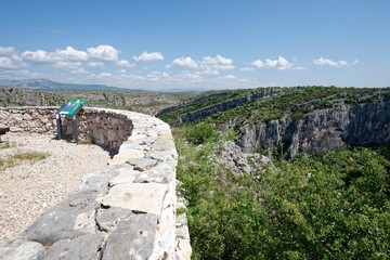 Kroatien - Čikola Canyon - Viewpoint