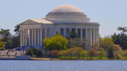 Washington sightseeing - The Jefferson Memorial at Tidal Basin