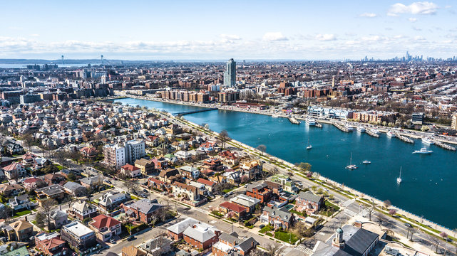 Aerial Images of Sheepshead Bay Brooklyn