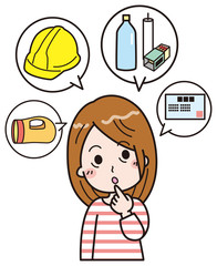 防災　考える　女性