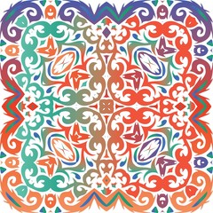 Fototapeta na wymiar Decorative color ceramic talavera tiles.