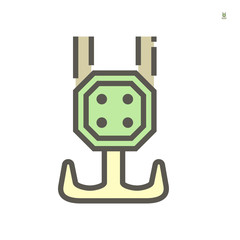 Crane hook icon, 64x64 perfect pixel and editable stroke.