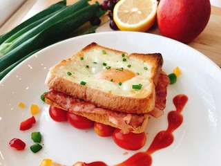 eggs with bread