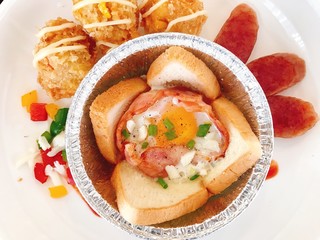 eggs with bread