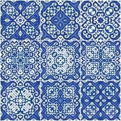 Traditional ornate portuguese azulejo.