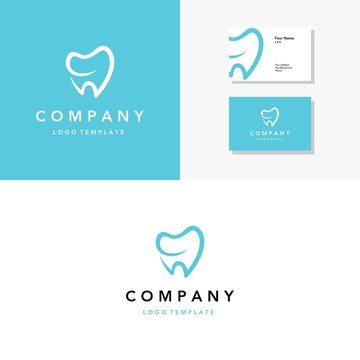 Health dent logo linear style icon. 