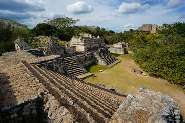 Fototapeta na wymiar Ek' Balam archaeological site in Yucatán, Mexico