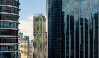 Fototapeta premium Modern high rise office and residential buildings