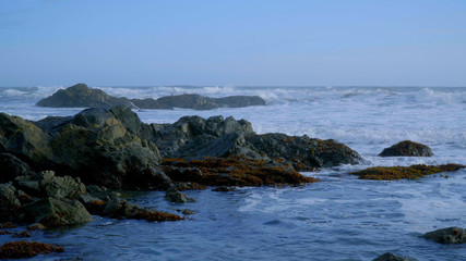Fototapeta na wymiar The wild and rocky coast of Shelter Cove