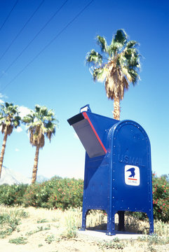 Mailbox in desert, Anza Borrego,  Borrego Springs, CA
