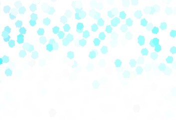 Light Green vector pattern with random forms.