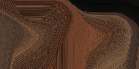 graphic design background with smooth swirl waves background illustration with old mauve, black and pastel brown color. can be used as card, wallpaper or background texture