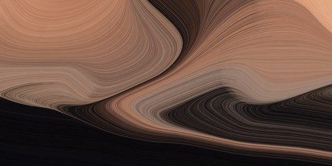 graphic design background with curvy background illustration with pastel brown, very dark pink and old mauve color. can be used as card, wallpaper or background texture