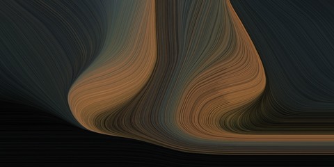 graphic design background with contemporary waves illustration with very dark green, pastel brown and old mauve color. can be used as card, wallpaper or background texture