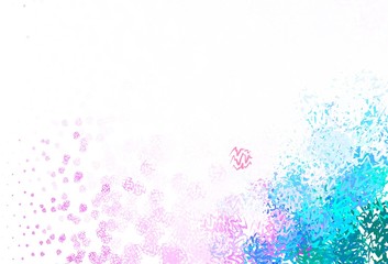 Light Purple, Pink vector template with wry lines.