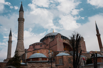 Fototapeta na wymiar Mezquita Santa Sofia en Estambul, Turquia