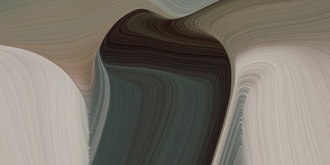 graphic design background with modern waves background design with rosy brown, dark gray and very dark green color. can be used as card, wallpaper or background texture