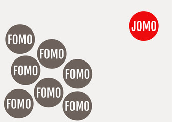 Mental health concept due to oversupply of information. Digital detox