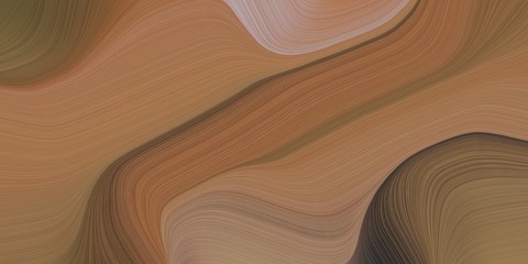 graphic design background with contemporary waves design with pastel brown, very dark violet and old mauve color. can be used as card, wallpaper or background texture