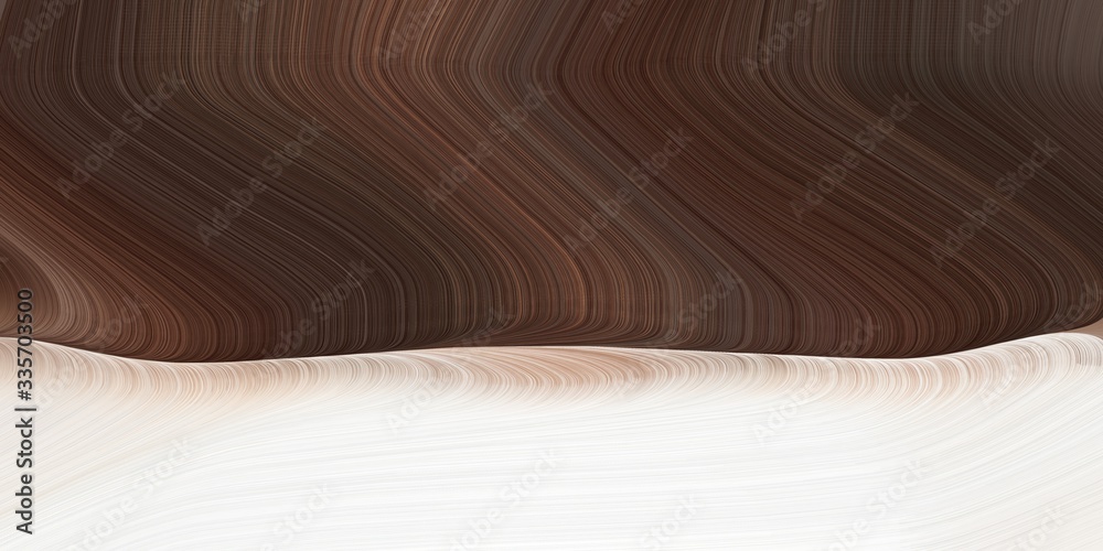 Poster graphic design background with smooth swirl waves background illustration with linen, old mauve and 