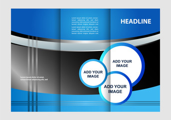 Brochure design template abstract 
